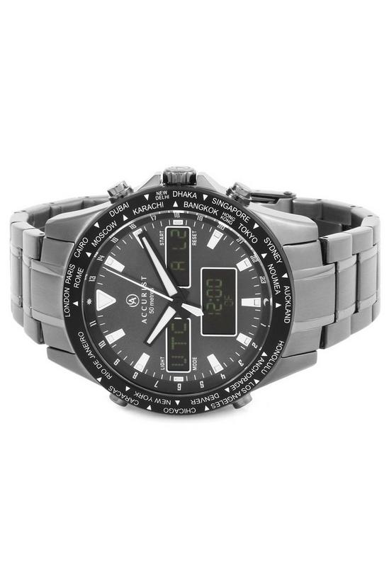 Accurist World Timer Classic Combination Quartz Watch - 7102 2