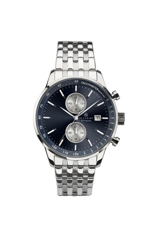 Accurist Accurist Stainless Steel Classic Analogue Quartz Watch - 7252 1