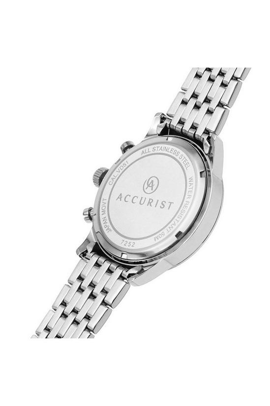 Accurist Accurist Stainless Steel Classic Analogue Quartz Watch - 7252 5