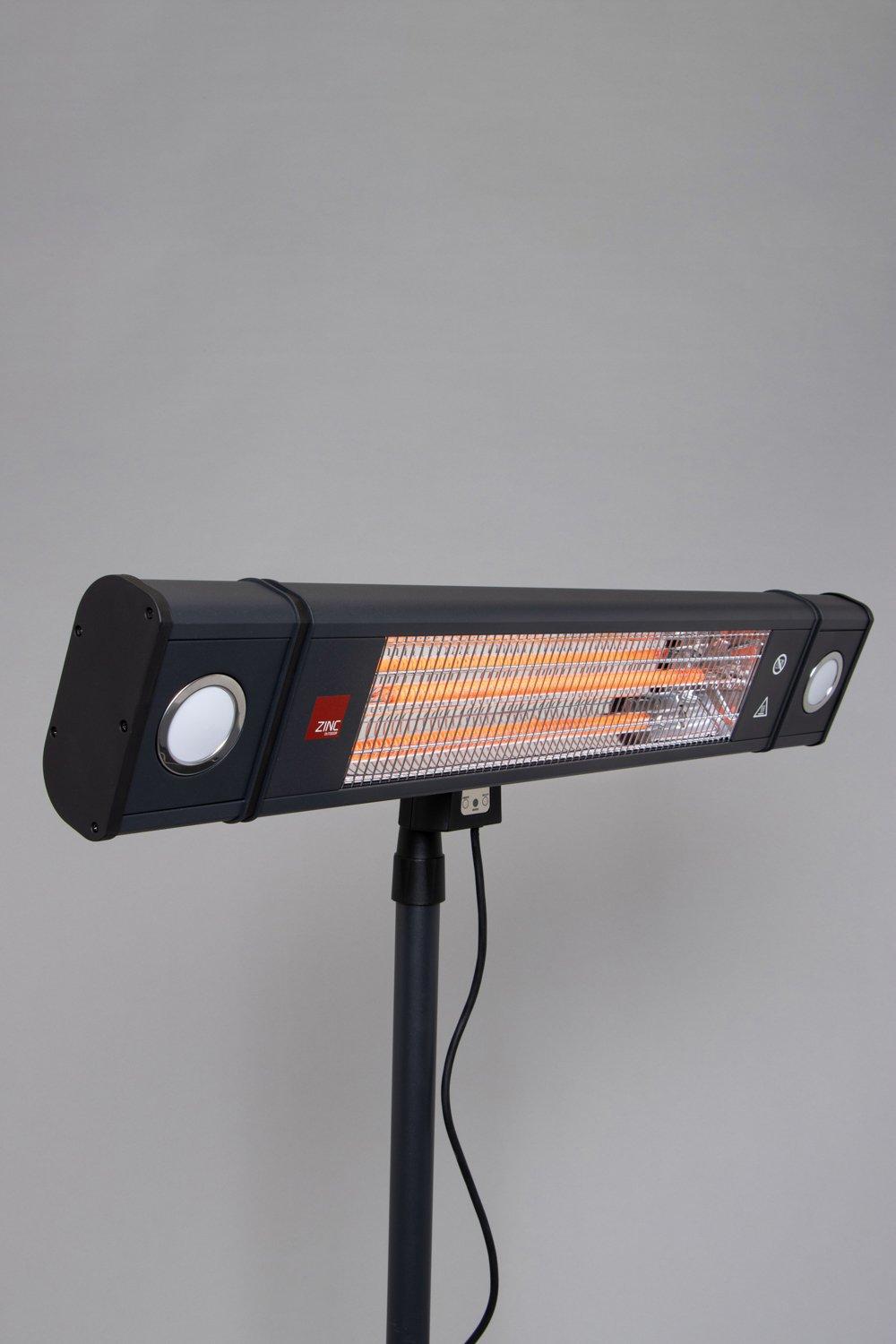 1800W Wall Rounded Rectangle Heater Wall Light
