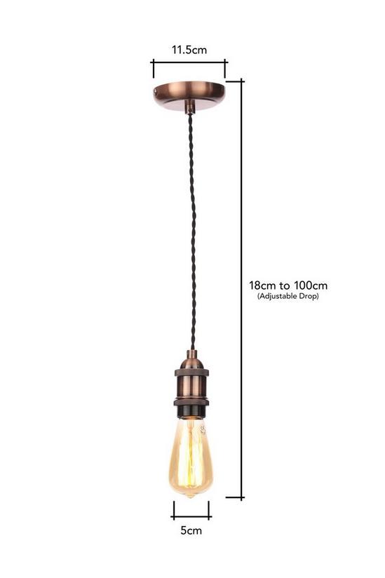BHS Lighting Industrial Style Pendant Ceiling Light 6