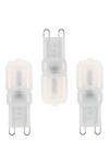 BHS Lighting Pack of 3 2W G9 Capsule Bulb Warm White thumbnail 1