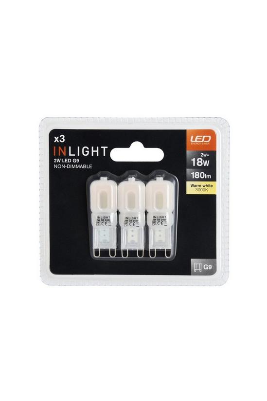 BHS Lighting Pack of 3 2W G9 Capsule Bulb Warm White 2