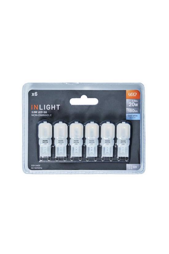 BHS Lighting Pack of 6 2.5W G9 Capsule Bulb Cool White 2