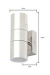 BHS Lighting Jared Outdoor Up and Down Wall Light thumbnail 5