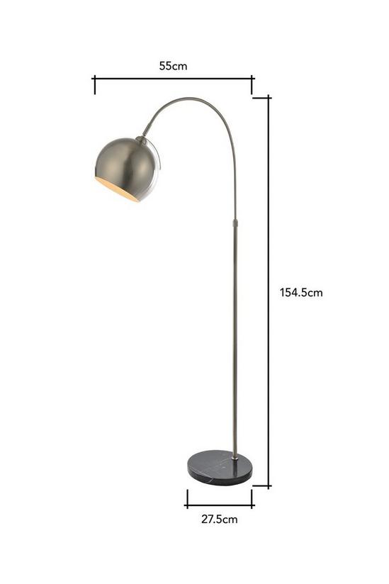 BHS Lighting Benson Curved Floor Lamp 5