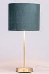 BHS Lighting Velvet Table Lamp thumbnail 1