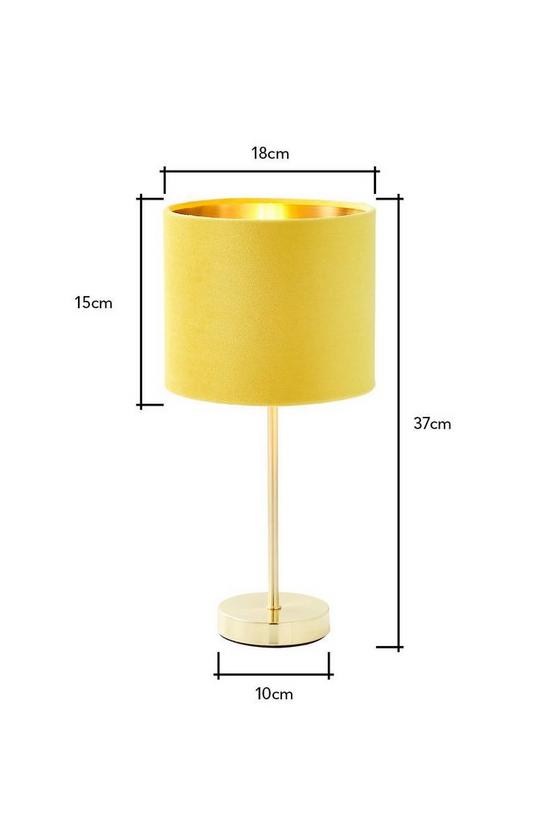 BHS Lighting Velvet Table Lamp 5