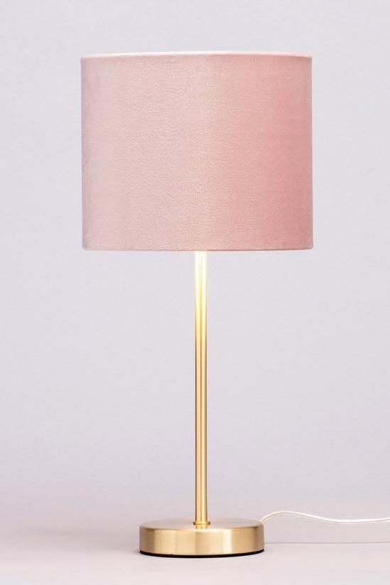 BHS Lighting Velvet Table Lamp 1
