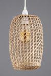 BHS Lighting Small Woven Rattan Easy Fit Light Shade thumbnail 2