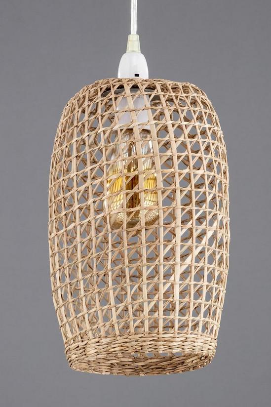 BHS Lighting Small Woven Rattan Easy Fit Light Shade 2