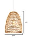 BHS Lighting Tall Dome Easy Fit Light Shade thumbnail 5