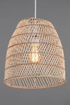 BHS Lighting Bleached Tall Dome Easy Fit Light Shade thumbnail 1