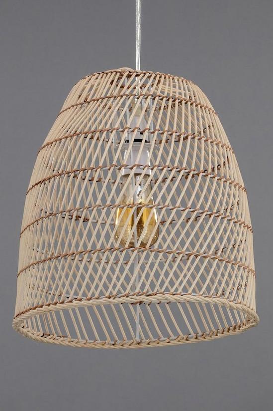 BHS Lighting Bleached Tall Dome Easy Fit Light Shade 2