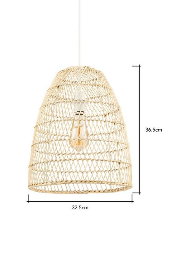 BHS Lighting Bleached Tall Dome Easy Fit Light Shade 5