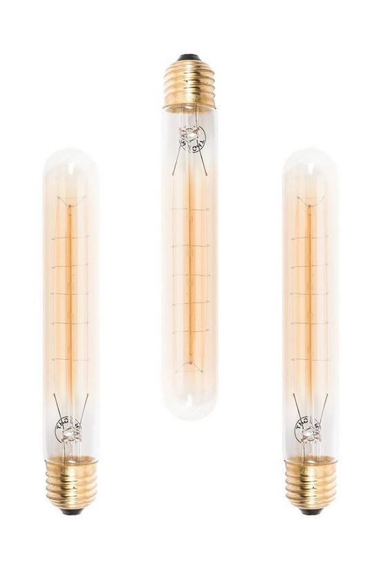 BHS Lighting Pack of 3 40W E27 Edison Screw Tube Bulb 1