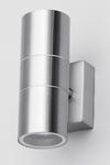 BHS Lighting Steel Jared Outdoor Up and Down Wall Light thumbnail 1