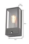 BHS Lighting Wallace Outdoor Wall Light with Sensor thumbnail 5