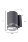 BHS Lighting Cinder Up and Down Outdoor Wall Light with Sensor thumbnail 5