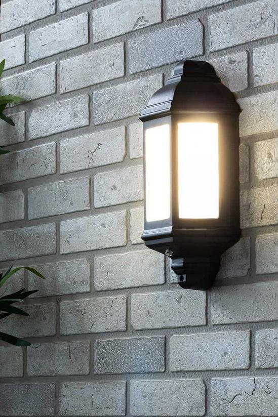 BHS Lighting Milne Half Outdoor Wall Lantern 4