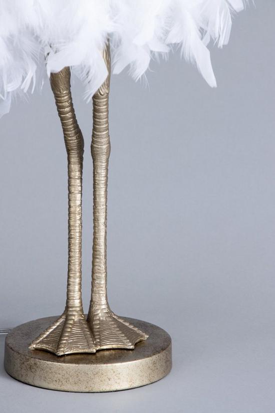 BHS Lighting Ada Ostrich Table Lamp 3