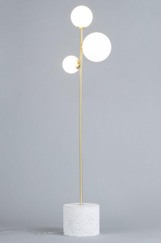 BHS Lighting Terrazzo Forella Brass Floor Lamp 1