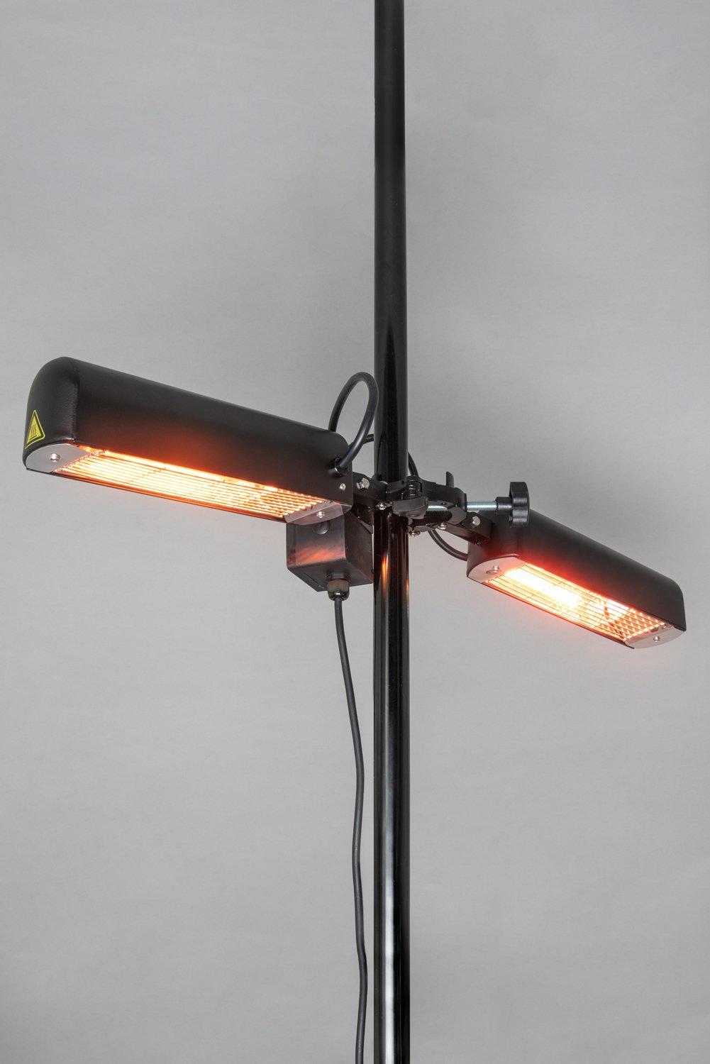 1600W 2 Lamp Parasol Radiant Heater