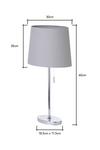 BHS Lighting Bryant Oval Table Lamp thumbnail 6