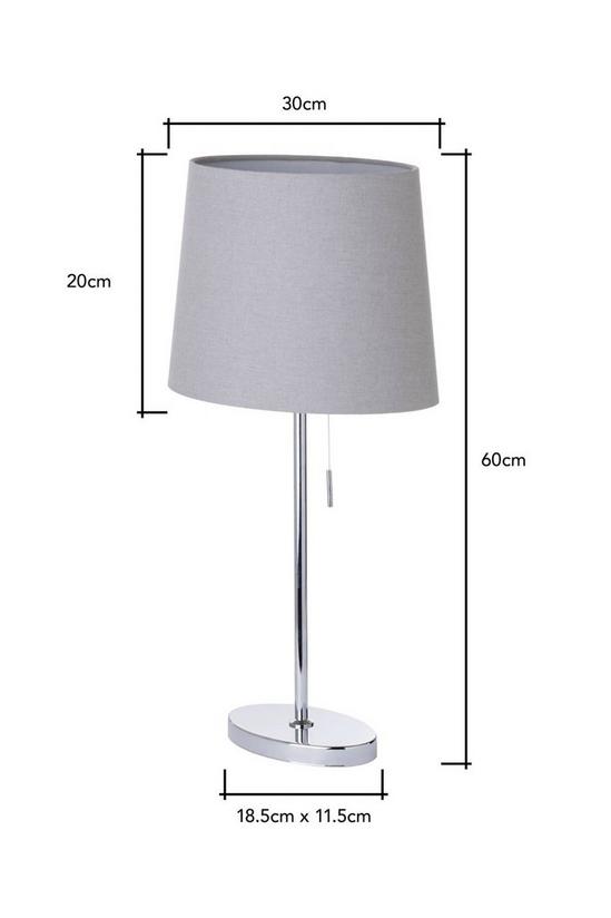 BHS Lighting Bryant Oval Table Lamp 6