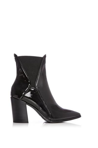 'Locke' Patent Ankle Boots