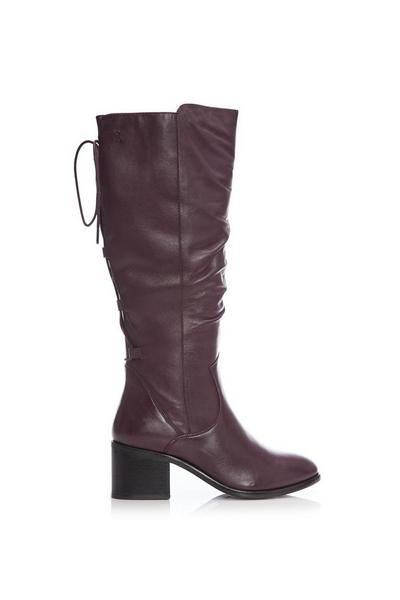 'Gloriia' Leather Heeled Boots