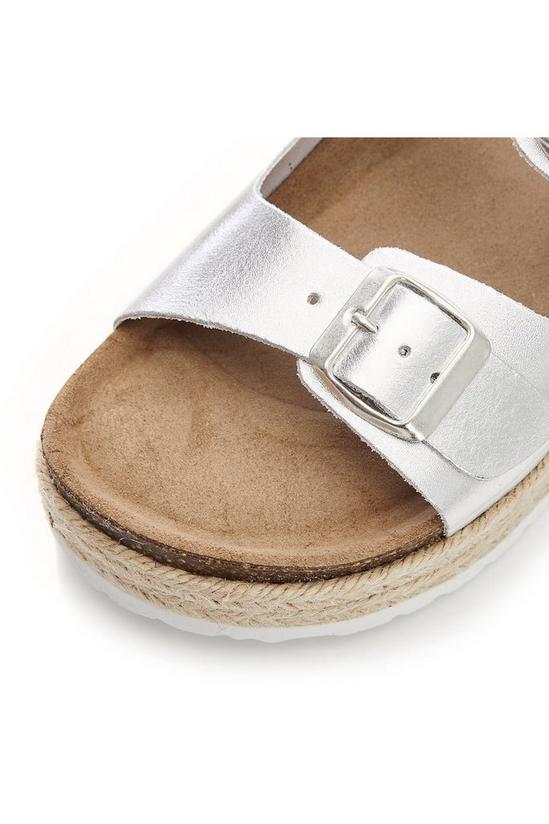 Moda In Pelle 'Sh Palma' Metallic Leather Sandals 4