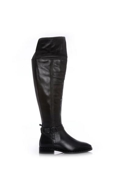 'Tori' Leather Over The Knee Boots