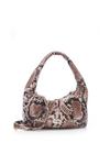 Moda In Pelle 'Sicilly Bag' Snake Print Leather Clutch thumbnail 1