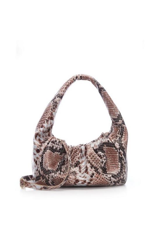 Moda In Pelle 'Sicilly Bag' Snake Print Leather Clutch 1