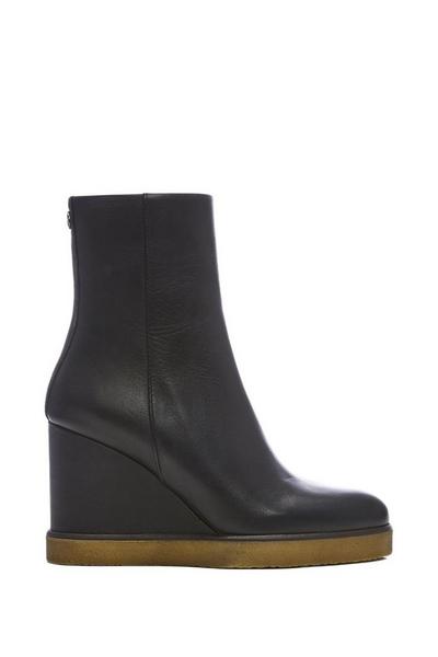 'Ambaline' Leather Ankle Boots