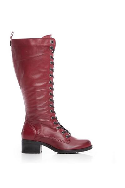 'Hailey' Leather Heeled Boots