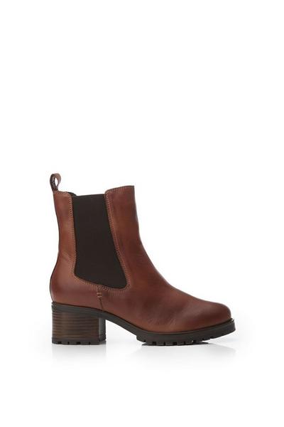 'Brooklea' Leather Ankle Boots