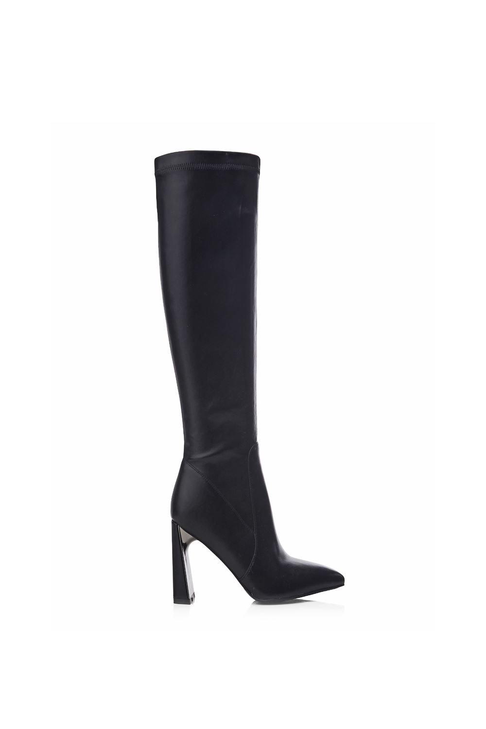 Boots | 'Tamika' Porvair Heeled Boots | Moda In Pelle