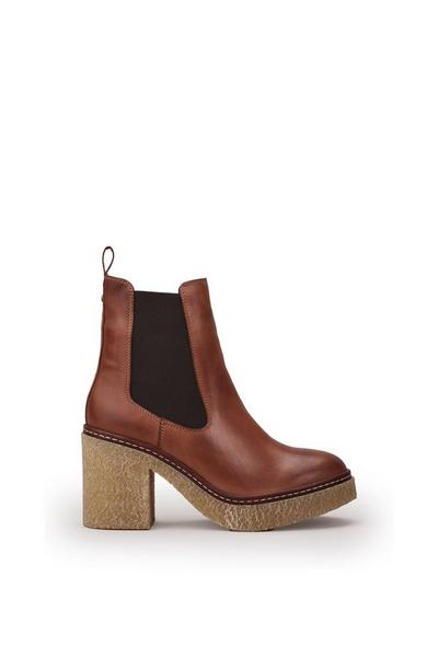 'Breeanna' Leather Heeled Boots