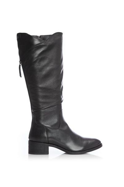 'Luche' Leather Biker Boots