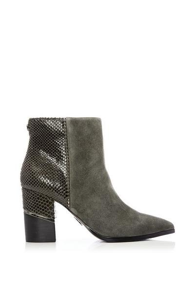 'Linirre' Suede Heeled Boots