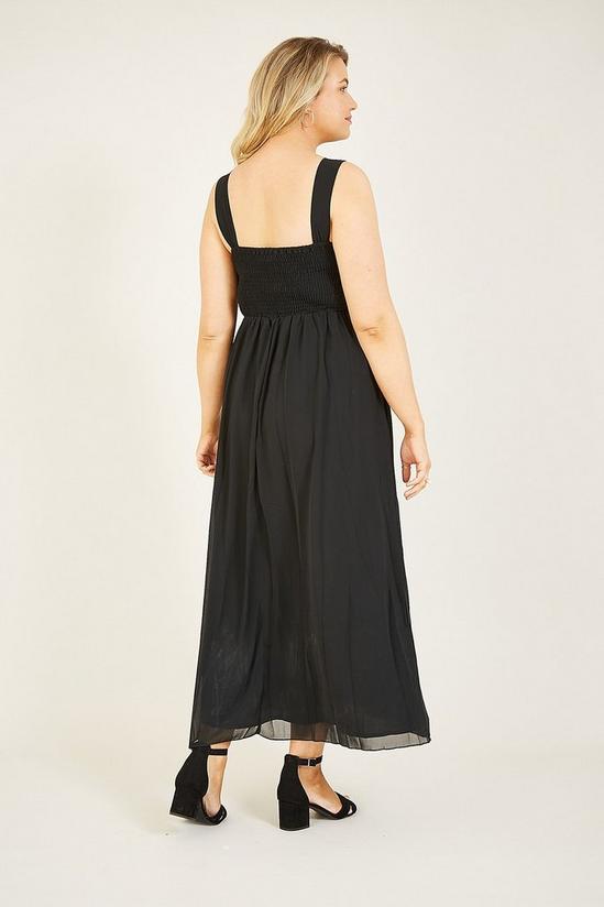 Yumi Curve Black 'Wyona' Sequin Maxi Dress 3