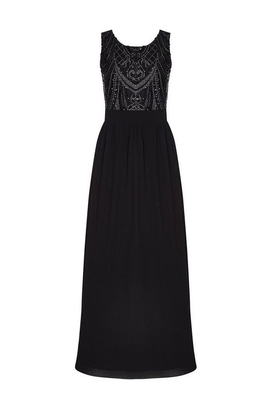 Yumi Curve Black 'Wyona' Sequin Maxi Dress 4