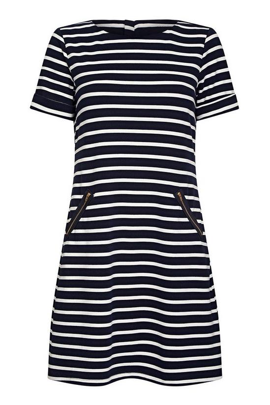 Yumi Curve Navy Stripe 'Emyla' Tunic Dress 4