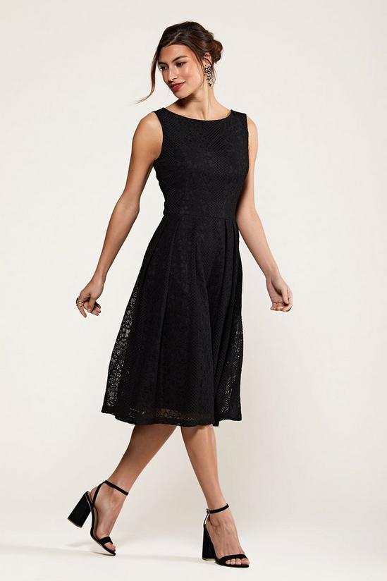 Yumi Black Lace 'Dynell' Occasion Dress 1