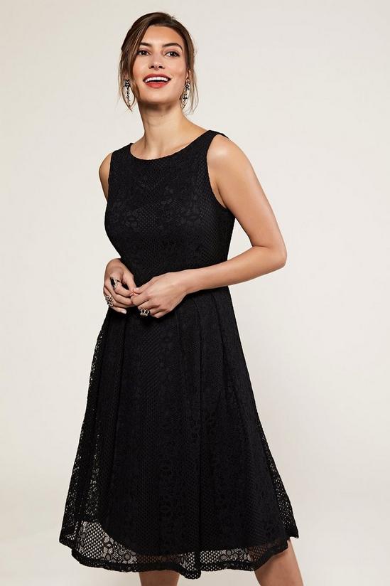 Yumi Black Lace 'Dynell' Occasion Dress 2