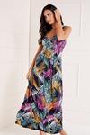 Mela Pink Tropical 'Sarah' Maxi Dress thumbnail 2