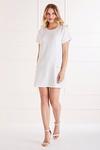 Mela White Zip 'Felicity' Tunic Dress thumbnail 1