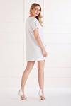 Mela White Zip 'Felicity' Tunic Dress thumbnail 3